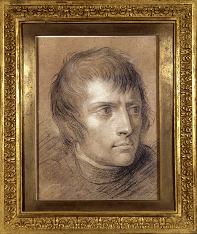 Napoleon Bonaparte (1769-1821), první konzul, v roce 1803 (kresba) od Andrea the Elder Appiani