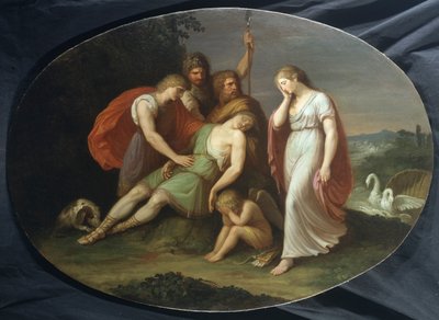 Smrt Adonise od Andrea the Elder Appiani