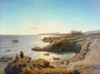 Pobřeží Syrakus. 1861 od Andreas Achenbach