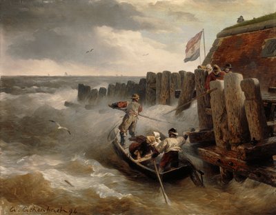 Přímořská krajina, 1894 od Andreas Achenbach