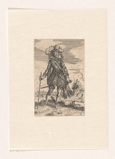 Španělský šlechtic v krajině od Andreas Bretschneider