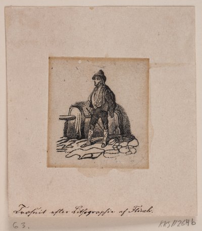 Nájemník (?) (po litografii) od Andreas Flinch