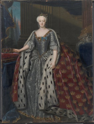 Sophie Magdalene, královna Christiana VI od Andreas Møller