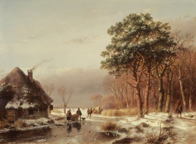 Okraj lesa od Andreas Schelfhout