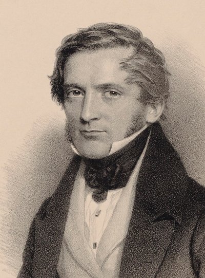Portrét skladatele Franze Lachnera 1803-1890, 1830. od Andreas Staub