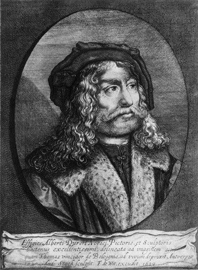 Portrét Albrechta Durera, 1629, 1936 od Andreas Stock