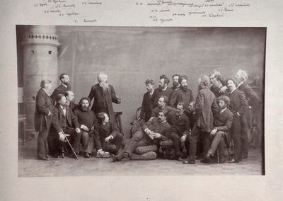 Peredvizhniki The Wanderers, skupina ruských umělců, 1888 od Andrei Deniere