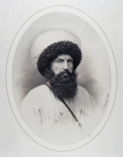 Portrét imáma Šamila 1797-1871, 1859 od Andrei Deniere