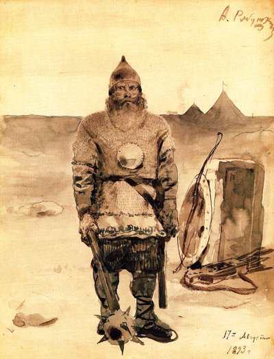 Ilya Muromets, 1893 od Andrei Petrovich Ryabushkin