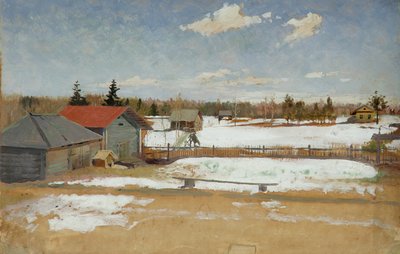 Tumenevův statek, kolem 1890-95 od Andrei Petrovich Ryabushkin