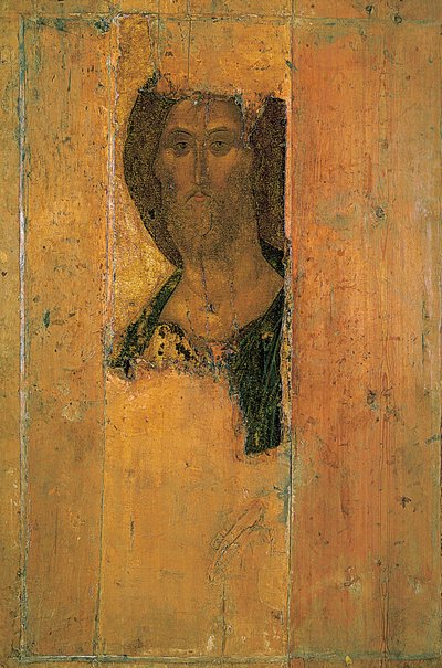 Salvator Mundi Spasitel světa, c1410. od Andrei Rublev