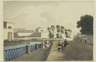 Apraksinův dům u řeky Fontanka, 1821-1822 od Andrei Yefimovich Martynov
