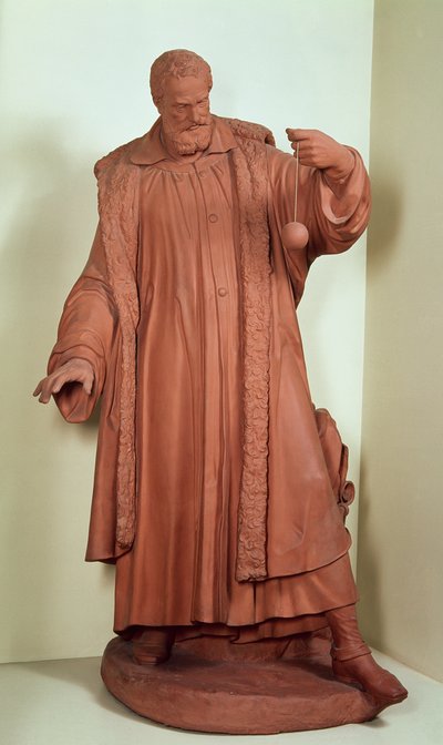 Galileo Galilei (1564-1642) kolem 1630 (terakota) od Andreus Boni