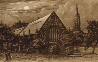 Edinburgh: Greyfriars Church (litho) od Andrew Allan
