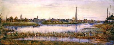 Rostock (akvarel na papíře) od Andrew Brown Donaldson