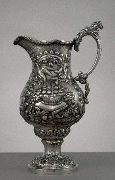 Džbán, c. 1853 (stříbro) od Andrew Ellicott Warner