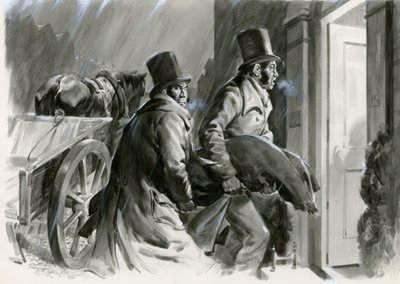 Burke and Hare Grave Robbers and Murderers (kvaš na papíře) od Andrew Howat