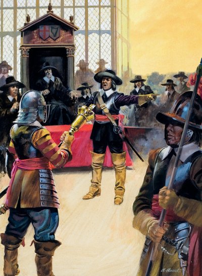 Cromwell propouští poslance od Andrew Howat