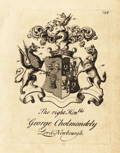 Erb ctihodného George Cholmondelyho, lorda Newbourgha, 2. hraběte z Cholmondeley od Andrew Johnston