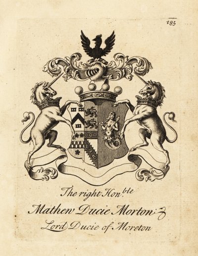 Erb ctihodného Mathewa Ducie Mortona, lorda Ducieho z Moretonu od Andrew Johnston