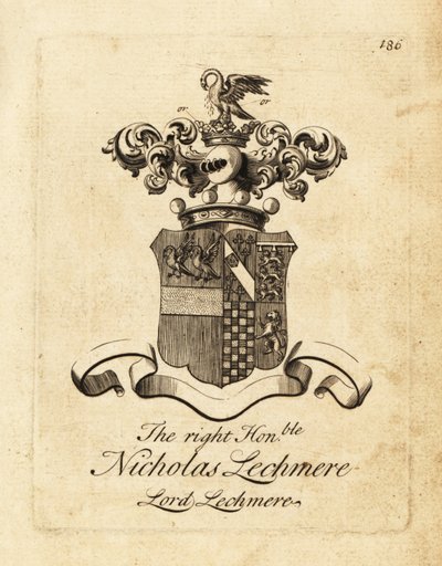 Erb Pravého ctihodného Nicholase Lechmere, lorda Lechmere od Andrew Johnston