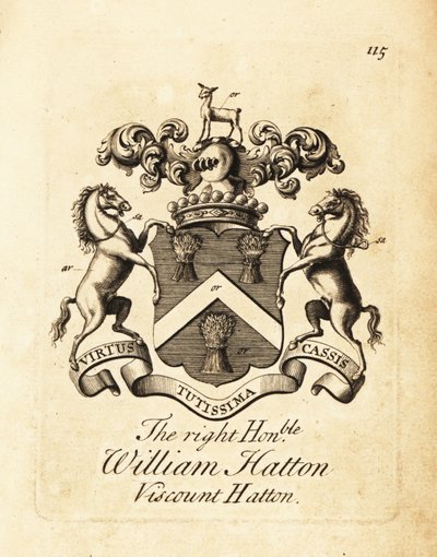 Erb Ctihodného Williama Hattona od Andrew Johnston