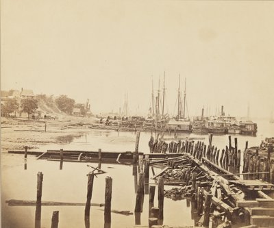 City Point, Virginia, kolem 1861-1865 (tisk alba) od Andrew Joseph Russell