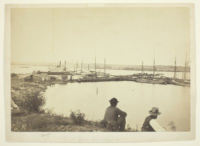 Coal Wharf, Alexandrie, Virginie od Andrew Joseph Russell