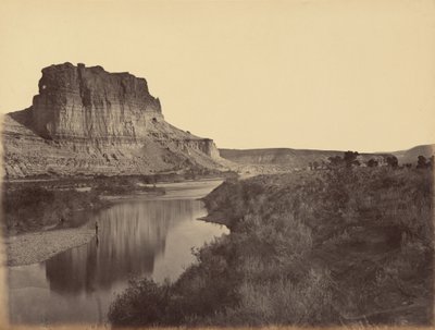 Deska 24. Castle Rock, Green River Valley, 1869 (foto) od Andrew Joseph Russell