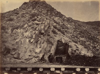 Deska 28. Uhelná ložiska Bear River, 1869 (foto) od Andrew Joseph Russell