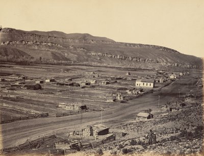 Deska 36. Coalville, Weber Valley, 1869 (foto) od Andrew Joseph Russell