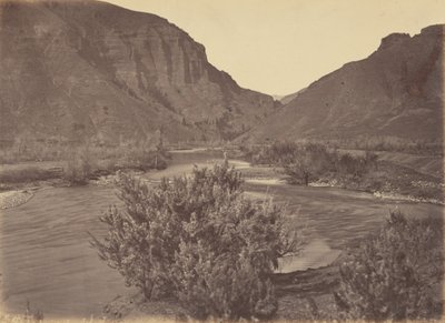 Deska 37. Průsmyk Wilhelmina, od východu, 1869 (foto) od Andrew Joseph Russell