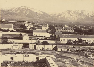 Deska 45. Salt Lake City, z vrcholu Tabernacle, 1869 (foto) od Andrew Joseph Russell