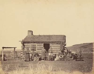 Tabulka 48. Mormonská rodina, Great Salt Lake Valley, 1869 (foto) od Andrew Joseph Russell
