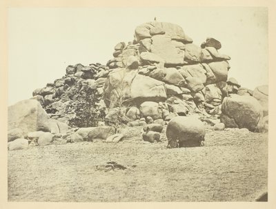 Skull Rock, (Granite) Sherman Station, Laramie Mountains od Andrew Joseph Russell