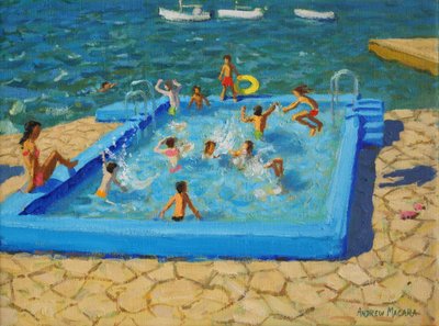 Modrý bazén,Vrsar,Chorvatsko,2017, od Andrew Macara