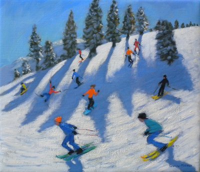 Lyžaři, Lofer, 2010 od Andrew Macara