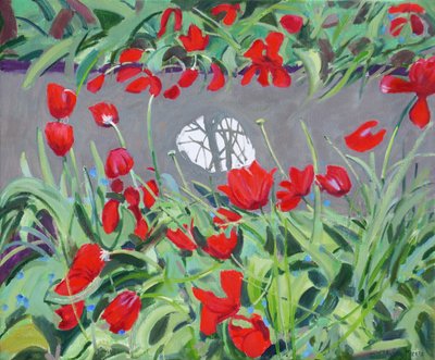 Tulipány a reflexe,2017, od Andrew Macara