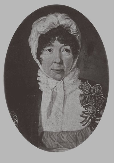 Portrét Jelizavety Palmenbachové 17611832, 1870 od Andrey Mikhaylovich Lushev