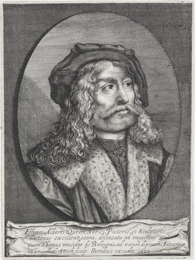 Portrét Albrechta Dürera od Andries Jacobsz. Stock