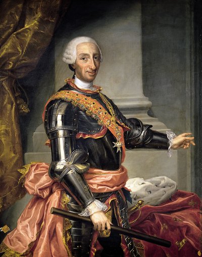 Portrét Carlose III od Andrés de la Calleja