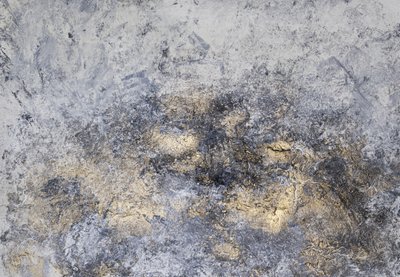 Metalická zlatá v grungeovém stylu od Anete Purina-Purite