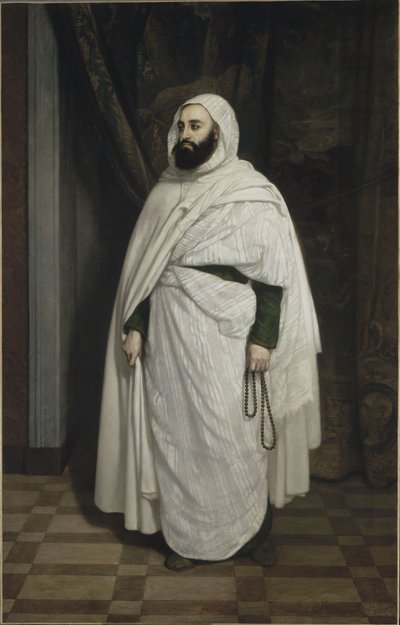Portrét Abdelkader ibn Muhieddine 1808-1883, 1853. od Ange Tissier