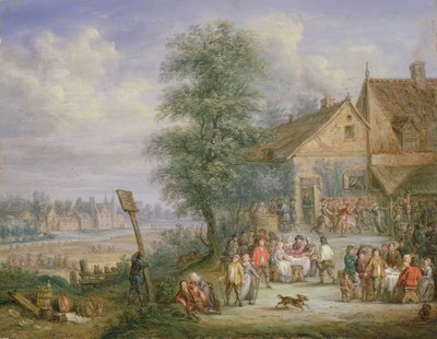 Hostina v době sklizně s rodem Drij Toren v pozadí (viz 332885 pro pár) od Angel Alexio Michaut