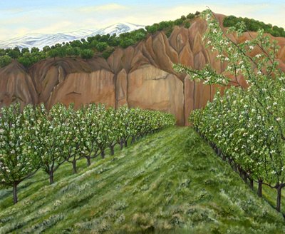 Kvetoucí údolí Orchard od Angeles M. Pomata