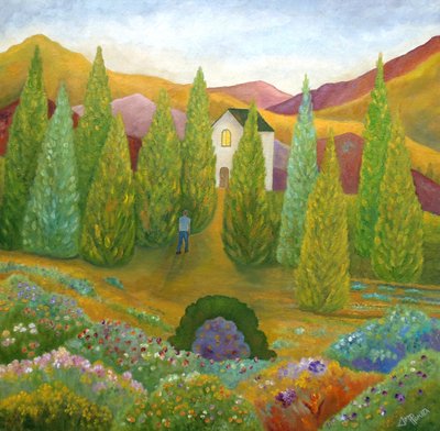 Cesta ze zahrady do domu od Angeles M. Pomata