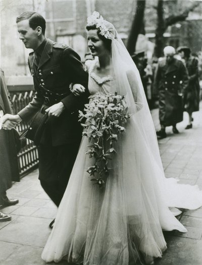 Svatba lorda Andrewa Cavendishe a Hon. Deborah Mitford v Londýně od Thomas Kelly