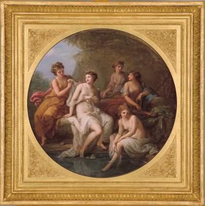 Diana a její nymfy se koupou od Angelica Kauffmann