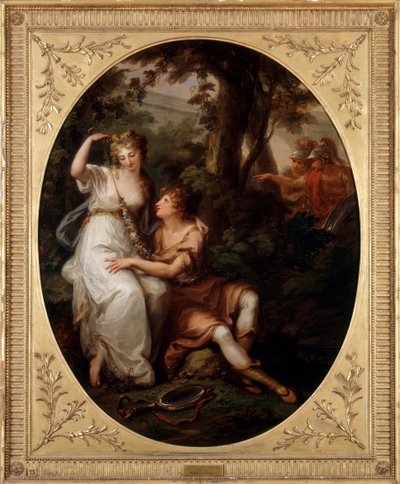 Rinaldo a Armida (olej na plátně) od Angelica Kauffman