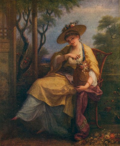 Autoportrét Angeliky Kauffmannové, c1780 od Angelica Kauffmann